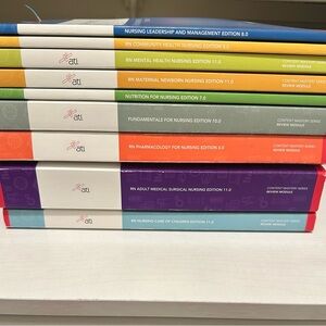 ATI nursing school book bundle